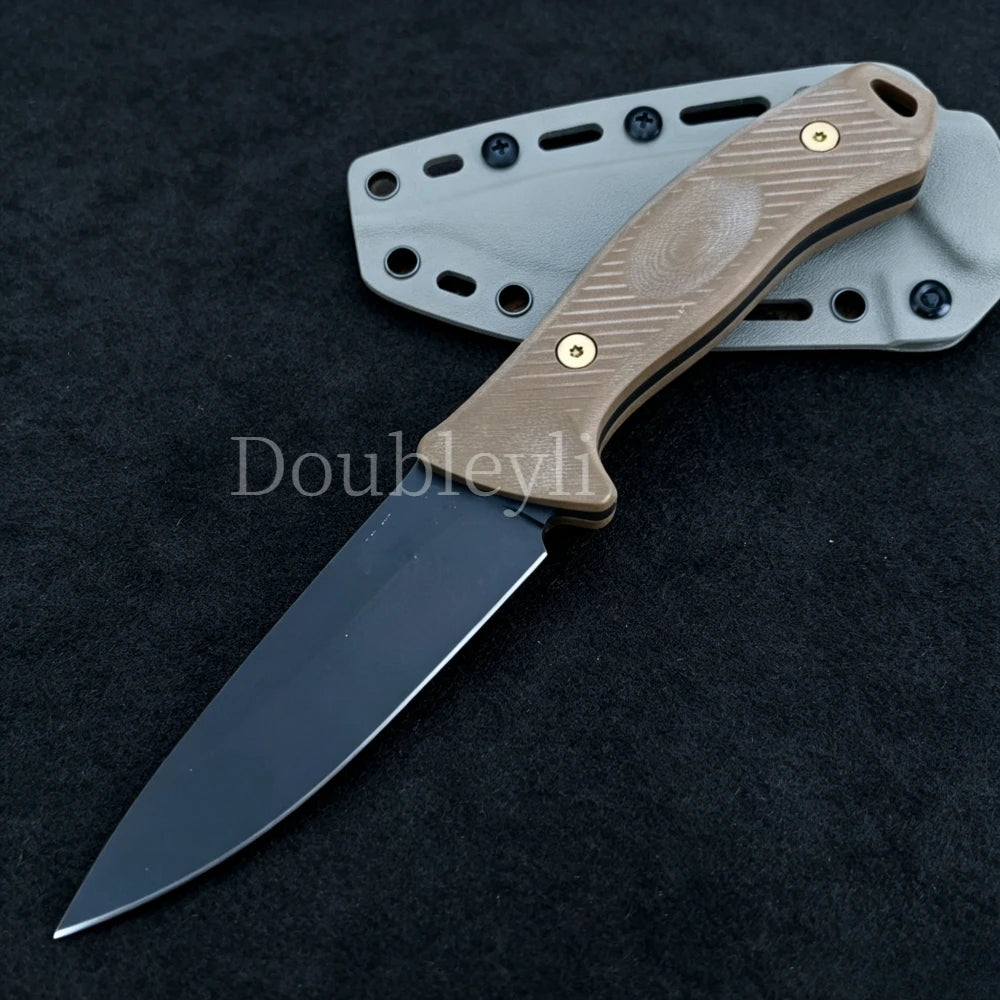 Hot-selling TF24 Outdoor Straight Knife with K Sheath Multi-functional EDC Tool Practical Rescue Knife Kitchen Knife Fruit Knife