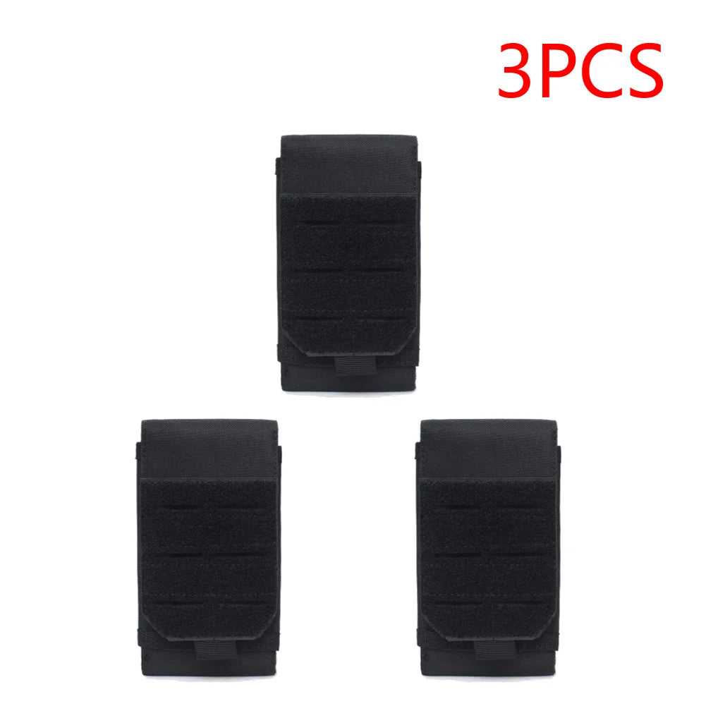 2-5PCS Multifunctional Molle Pouch Phone Holder Outdoor Cycling EDC Waist Packs Cell Phone Holder Pack for Camping Hunting