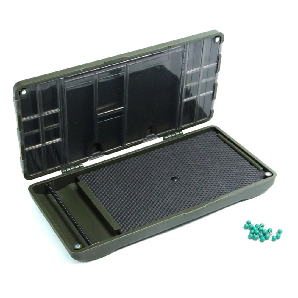 Carp Fishing Organizer Box Portable Fishing Tackle Storage Organizer Magnetic Multipurpose Compartments Fishing Gear Accessories