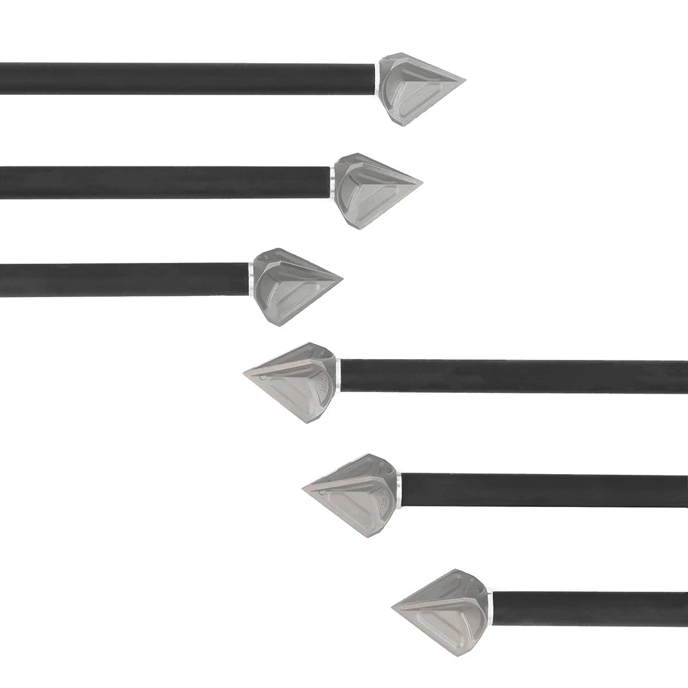 100grain Arrowhead Broadhead 6pcs Screw in Point Tips for Outdoor Bow Arrow Hunting Shooting Target Archery Accessories