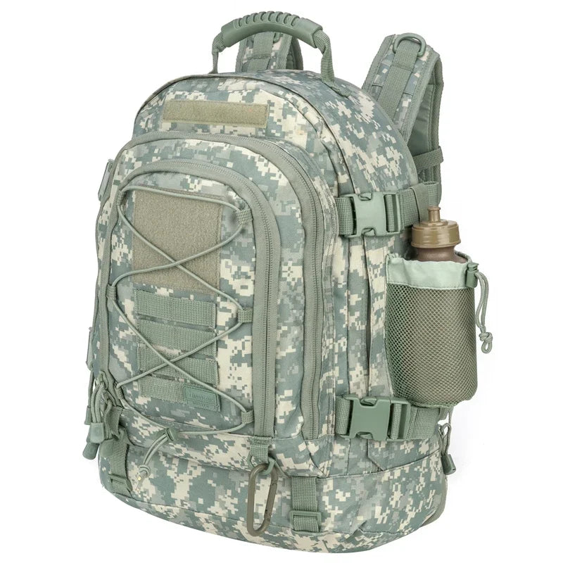 60L Male Travel Tactical backpack Hiking Camping backpack Expandable Army Backpacks 3 Day Assault Pack Rucksacks