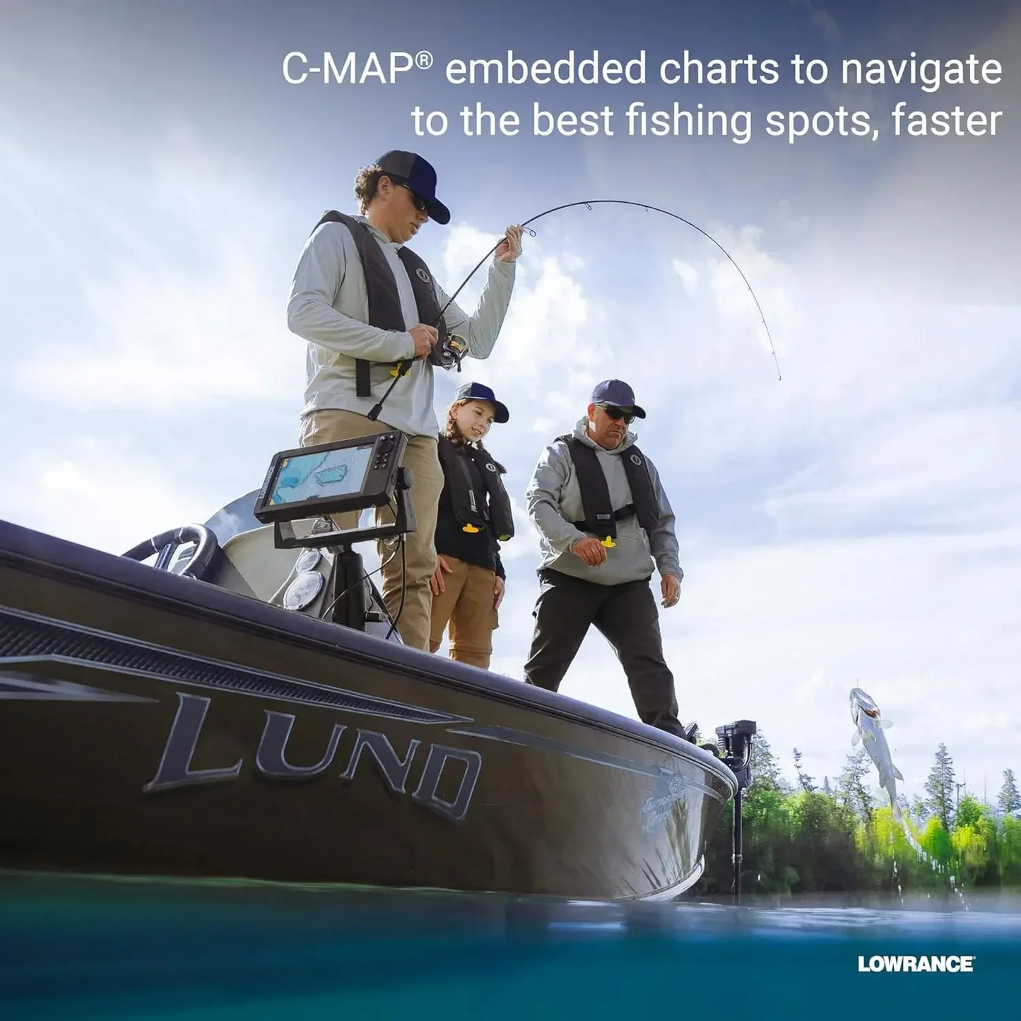 Lowrance Eagle Eye 9 Fishfinder with Live Sonar Chirp Sonar DownScan Fish Reveal Technology