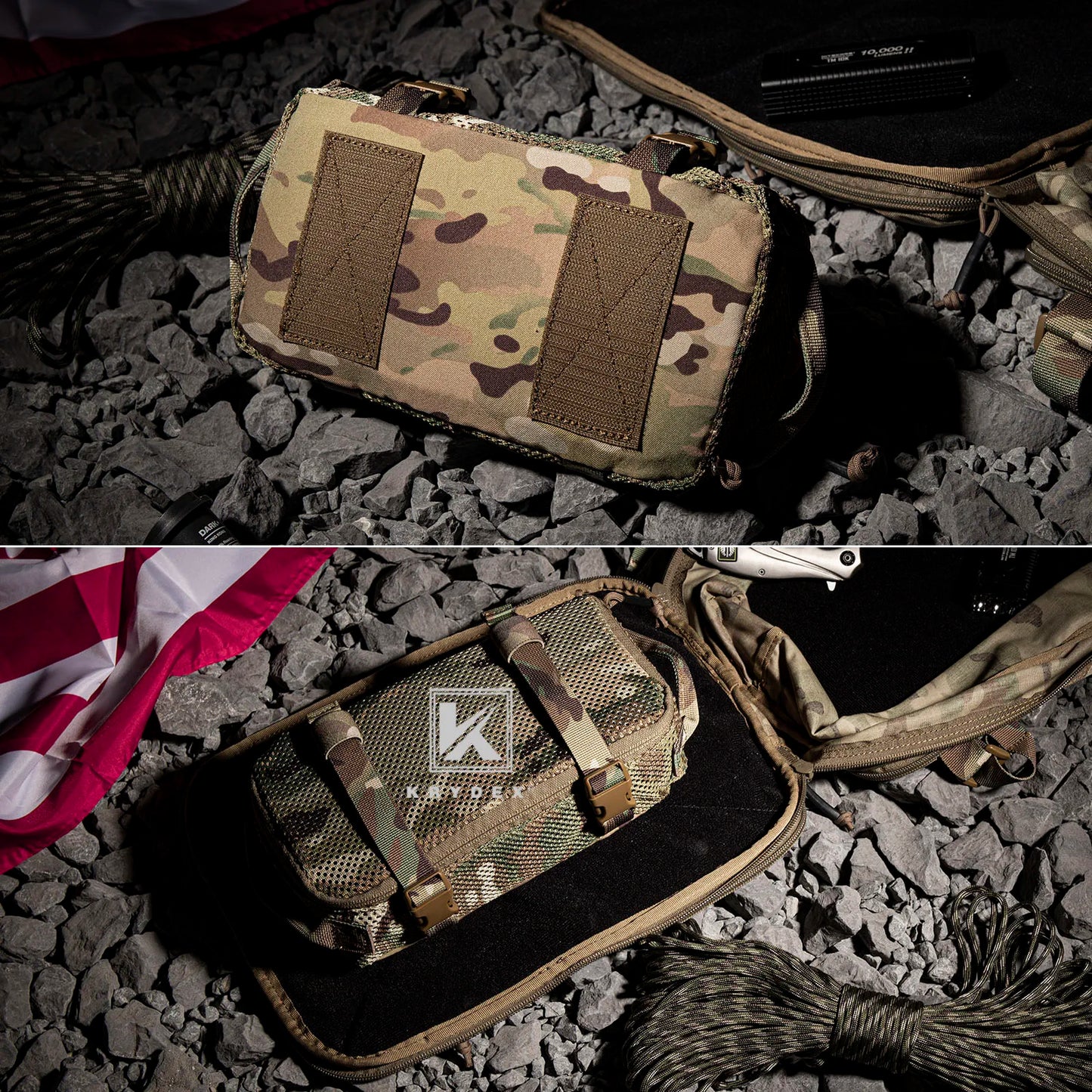 Tactical Modular Pouch Set Outdoor Backpack Organizer Travel Suitcase Packing Cubes Hunting Gear