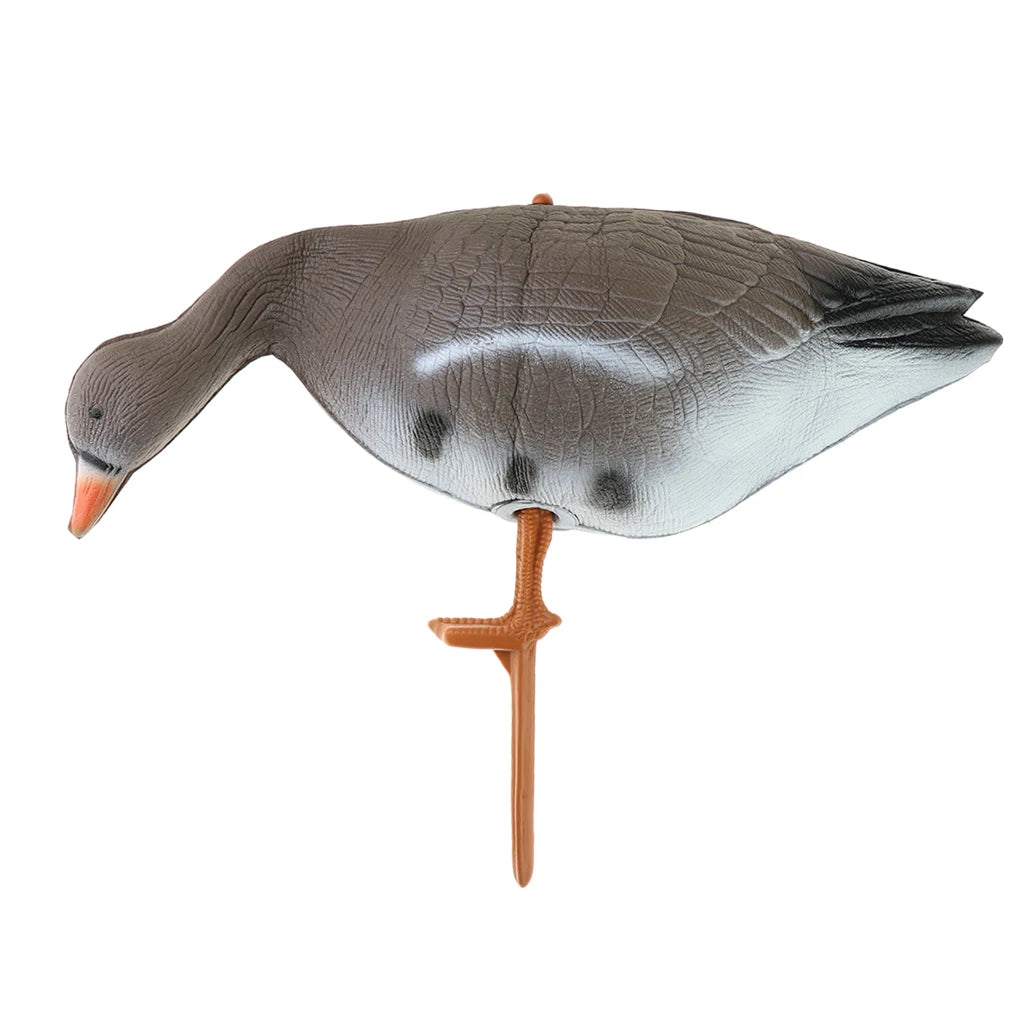 Vivid Foaming Goose Hunting Decoy 3D Ornament Plastic Scarecrow Pest Simulation Hunting Supplies for Bird Control Outdoor Garden