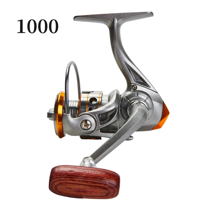 BILLINGS Spinning Reel 12KG Max Drag Professional Fishing Reels 5.2:1 Gear Ratio Fold Rocker Metal Spool 1000/7000 Ideal for Freshwater Saltwater Bass Trout Fishing