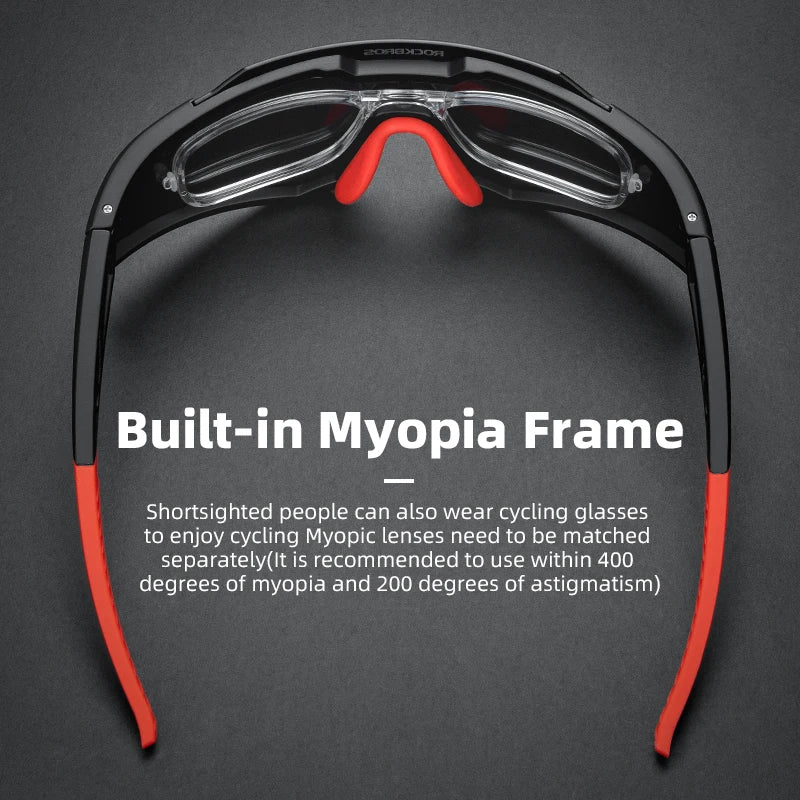 Polarized Photochromic Glasses Outdoor UV40 Eyewear Sunglasses Sports MTB