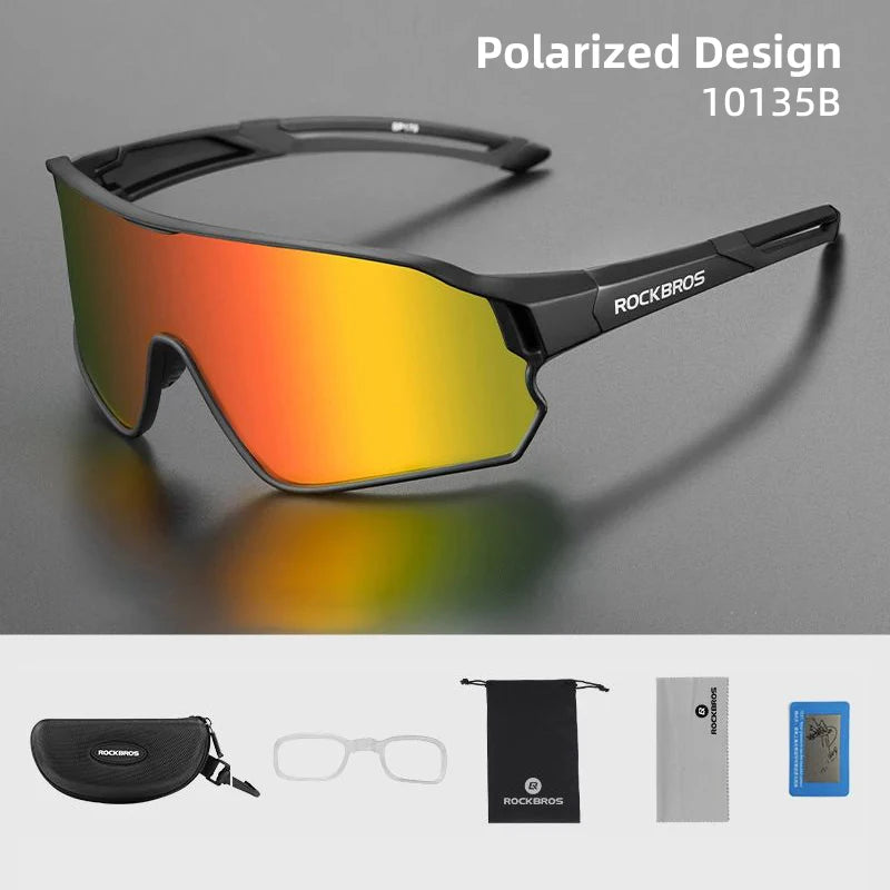 Bicycle Polarized Glasses UV400 Sport Cycling Glasses Mtb Mountain Bike Eyewear Sunglasses Outdoor Running Goggles
