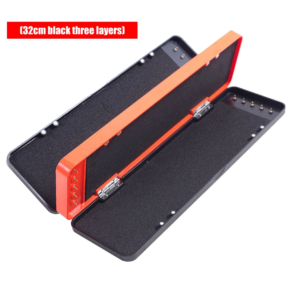 32/45cm Fishing Rig Hook Tackle Box Dropproof Fishing Gear Tool Line Hook Storage Box Case for Outdoor Fishing Storage Accessory