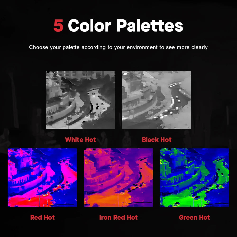 Thermal Imaging Monocular AI Super-resolution384*288Thermal Camera Multiple Scenes Handheld IR Night Vision Goggles