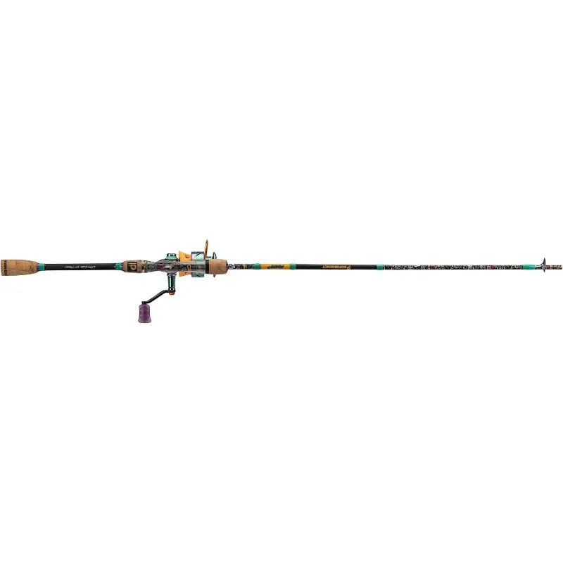 Spinning Fishing Combo | 7' Graphite Rod, Stainless Steel Guides, Cork Handle | 6:2:1 Gear Ratio