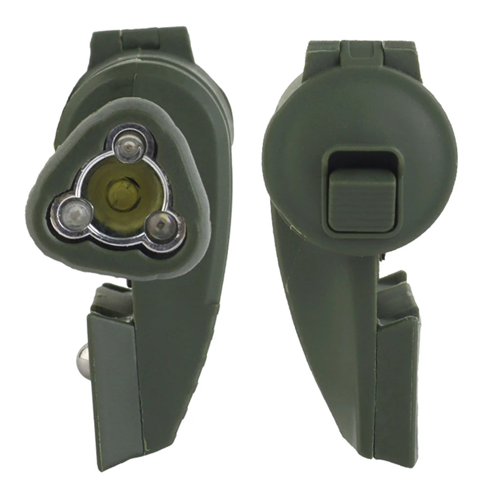 MPLS CHARGE Tactical Helmet Light Nylon LED Hunting Military Helmet Flashlight Tactical Helmet Head Light for Hunting Camping
