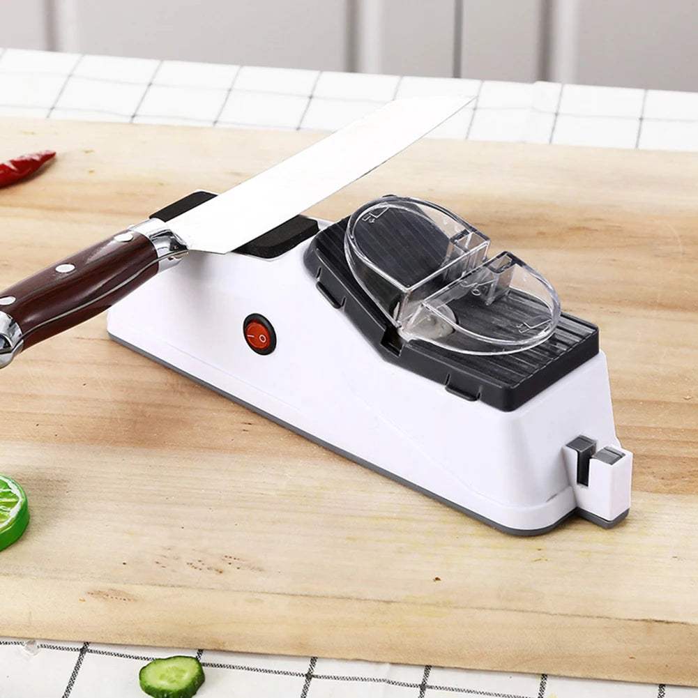 Knife Sharpener Professional Electric Knife Sharpeners Adjustable Rechargable Sharpeners Kitchen Knives Tool Fine Grinding Blade