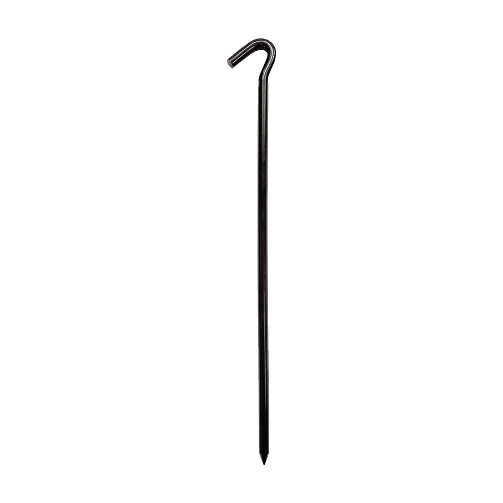 Heavy Duty Steel Tent Stakes 12.5 Inch 8-Pack Durable Pegs Tents Awnings Hunting Blinds Firm Ground Anchoring
