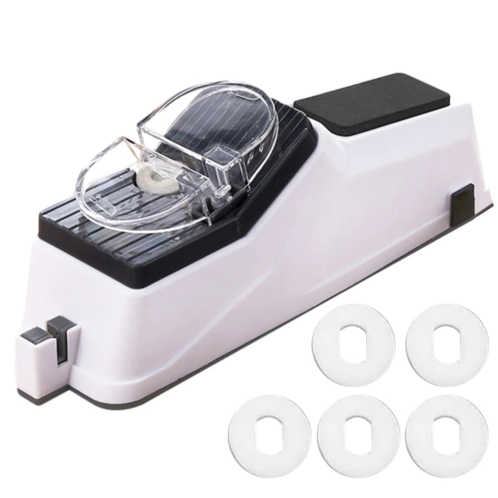 Knife Sharpener Professional Electric Knife Sharpeners Adjustable Rechargable Sharpeners Kitchen Knives Tool Fine Grinding Blade