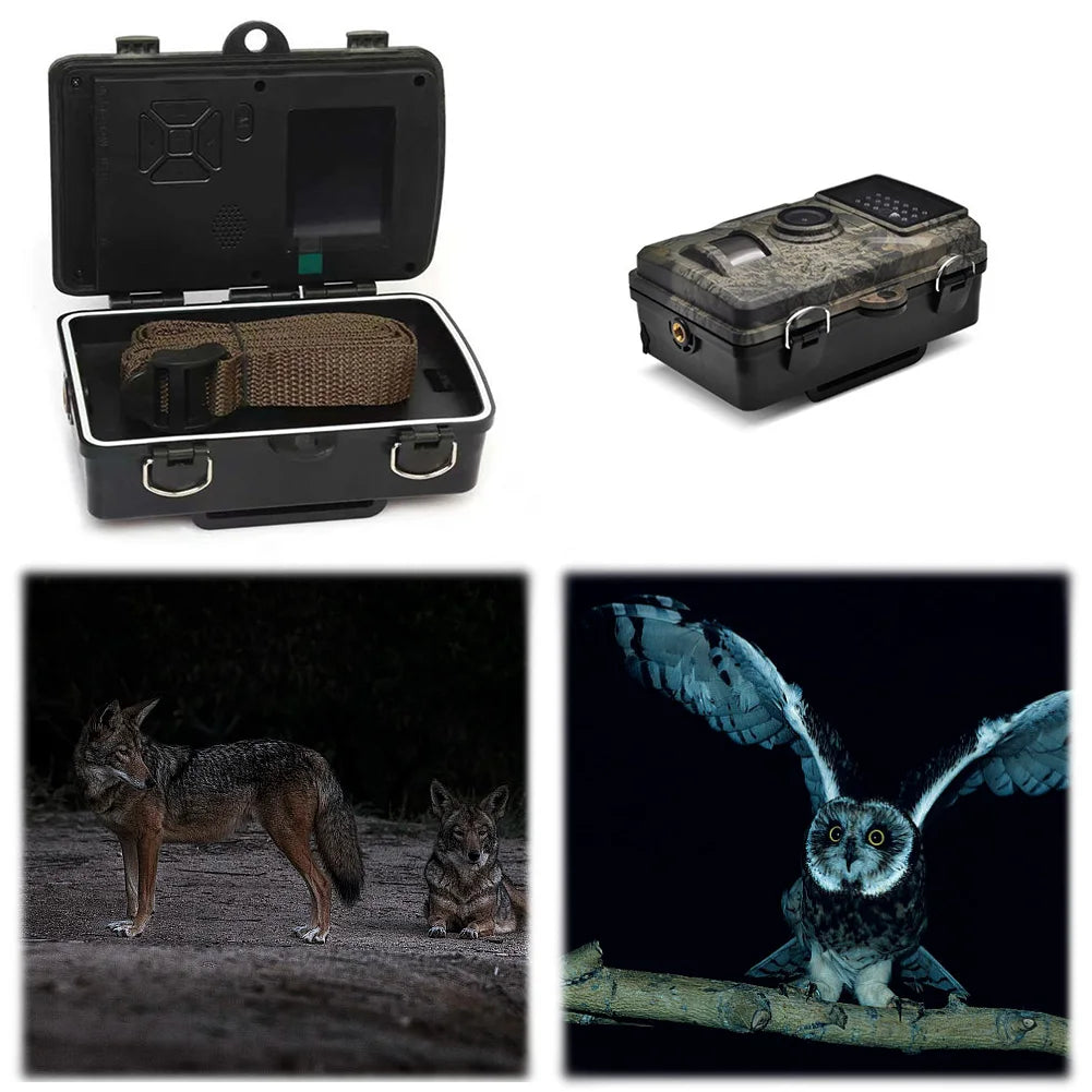 Hunting Trail Camera Waterproof Infrared Night Vision Security Cam Animal Observation Camera Outdoor Wildlife Photo Traps