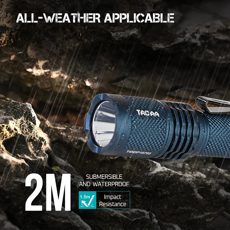 TAC AA2.0 super bright EDC AA flashlight max 900 lumens 360 meters 14500 battery SFT-25R LED flashlights daily torch