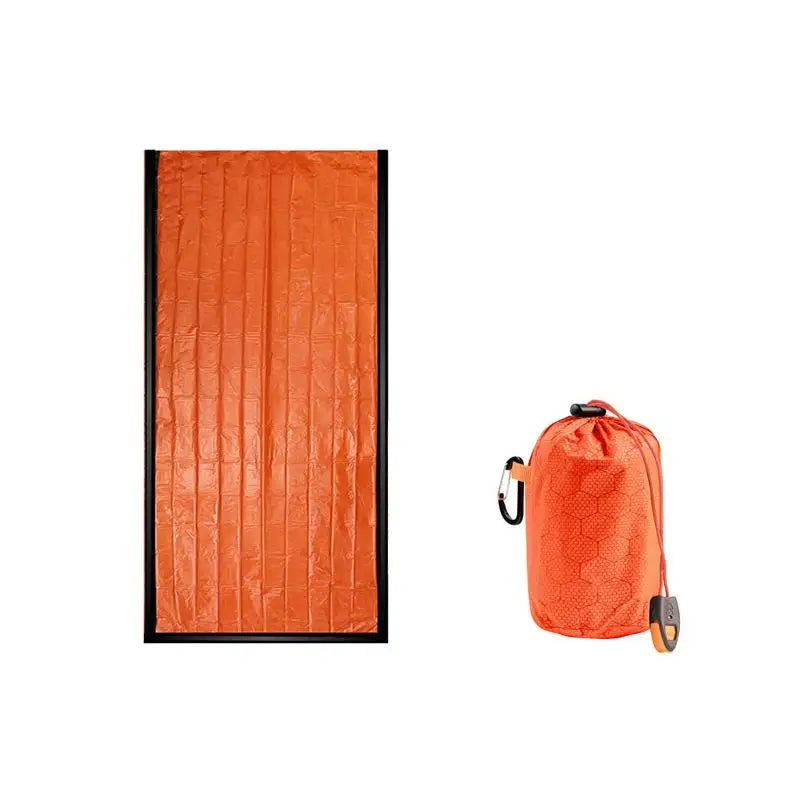 Outdoor Emergency Sleeping Bag Waterproof Windproof Survival Blankets Aluminum Film Thermal Sleeping Bag For Camping Hiking