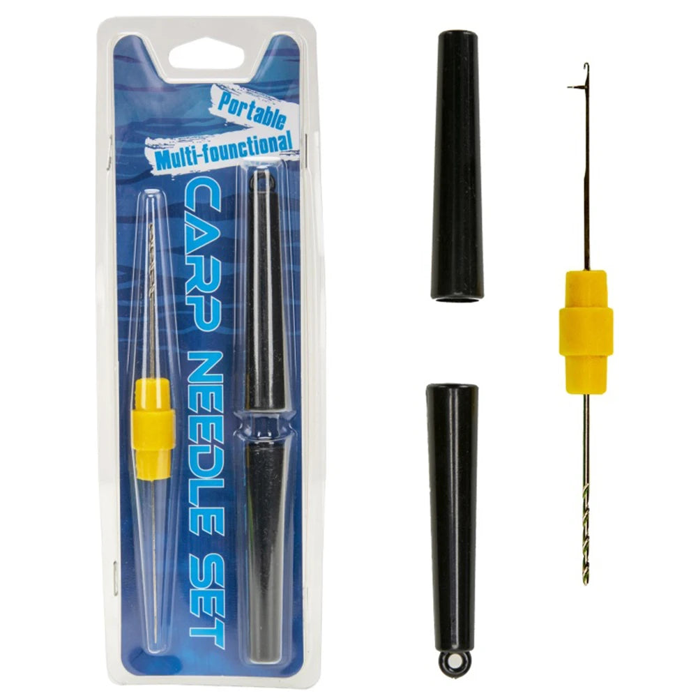 Carp Fishing Rigging Bait Needle Kit Tool Set Bait Boilie Drill Stringer Needle Fishing Bait Needle Fishing Tools