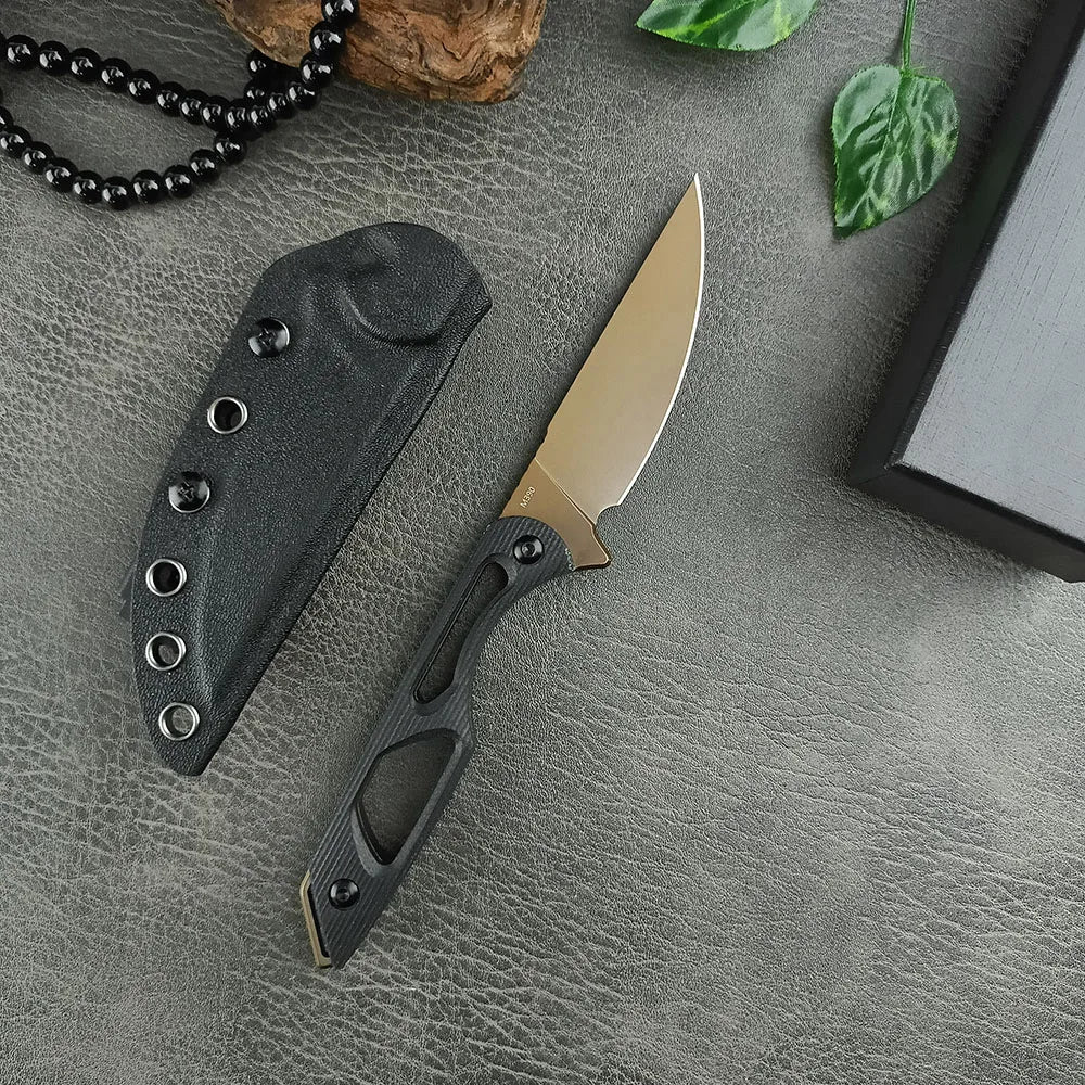 Ultra-sharp TOOR Knife for Self Defense, Tactical Fixed Blade Knife G10 Handle D2 Steel Blade Hunting Camping Tool EDC Knife