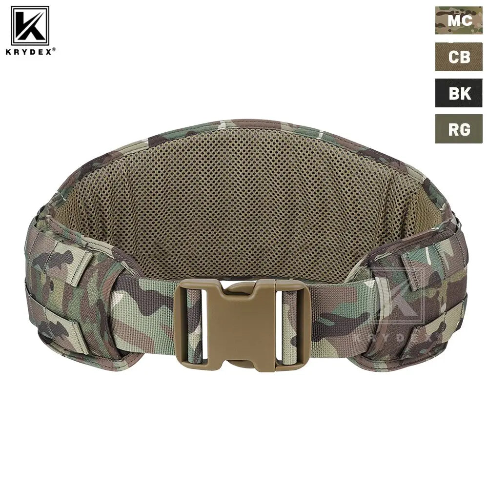 Tactical Waist Belt MOLLE Soft Wide Padded Battle Belt Shooting Airsoft Hunting Multi-Function Quick Release Belt