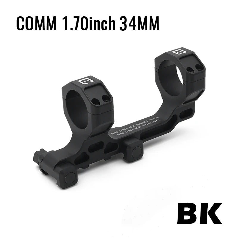 Tactical BOC 30mm 34mm Tube Modular Scope Mount 1.7 inch For Scope Hunting and Airsoft