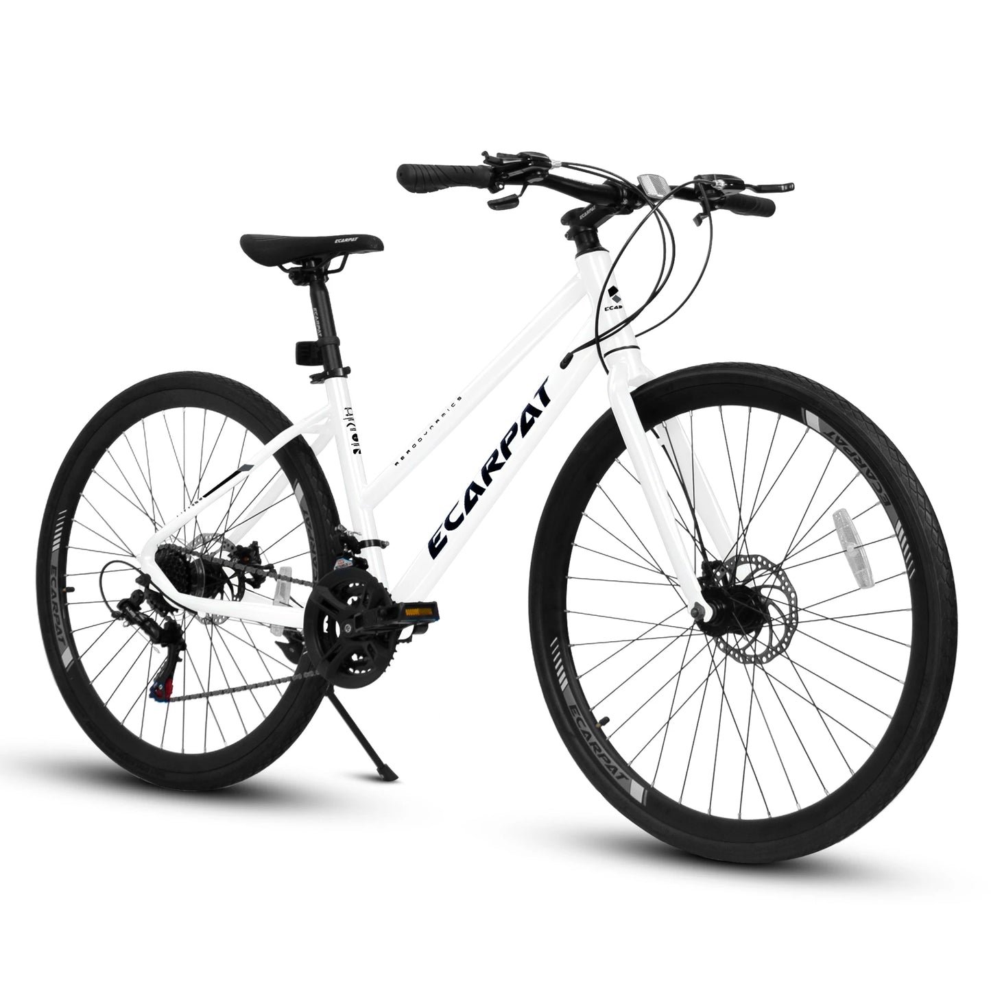 700C Road Bike for Men and Women, 21 Speed Road Bicycle, Lightweight Aluminum Frame, Dual Disc Brake, Racing Bike, Adult City Commuter Bicycle