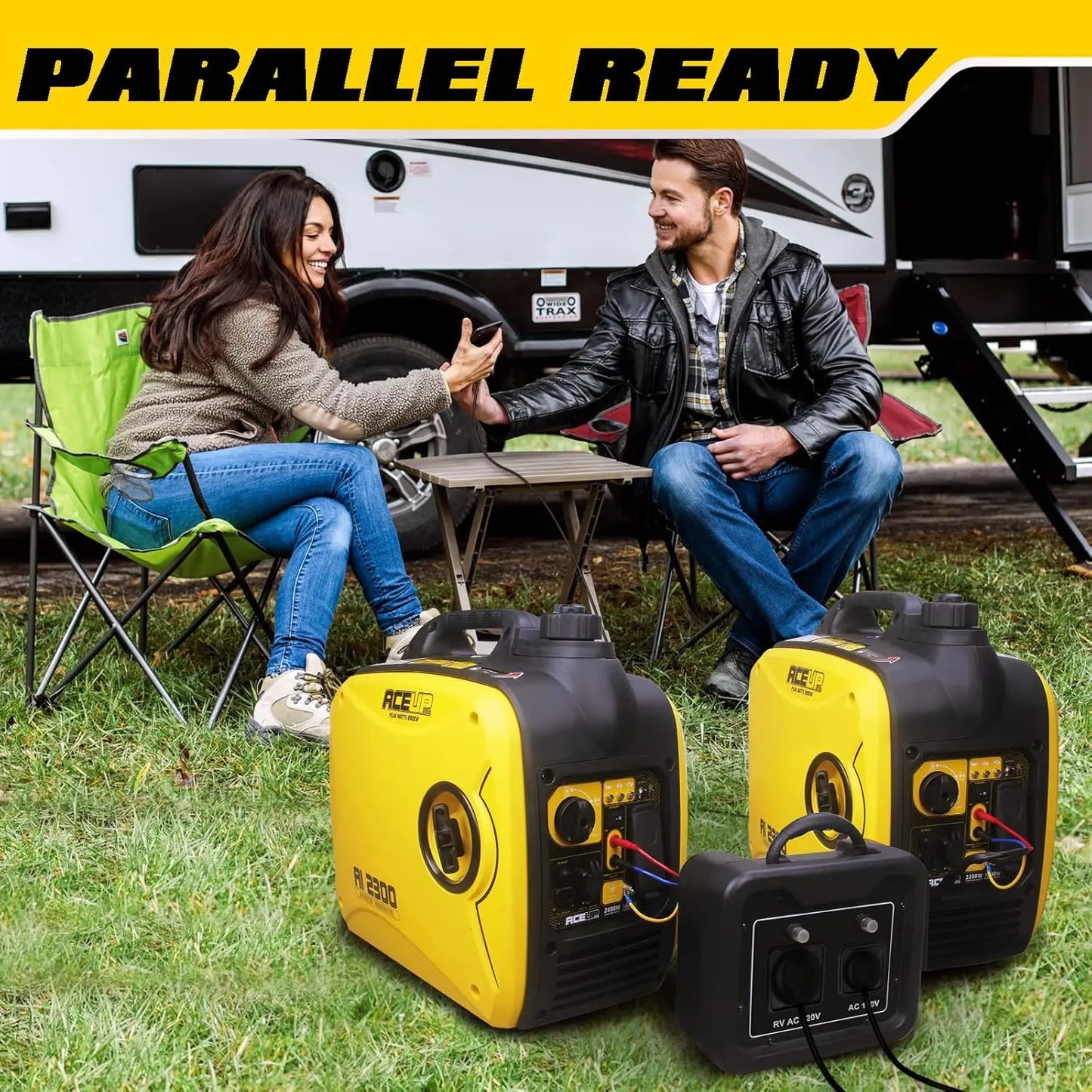 Energy 2300 Watt Portable Inverter Generator, Super Quiet Gas Generator for Home Use, EPA Compliant, Lightweight RV Ready
