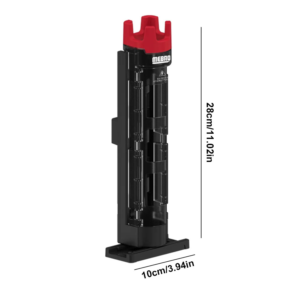 Fishing Box Rod Barrel Holder Fishing Box Pole Accessories Fish Box Rod Holder for Fishing Tool Box