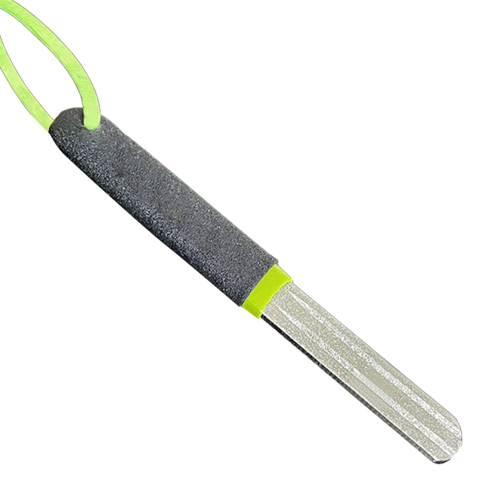 Fishing Hook Sharpener Diamond Hook File Double Groove Fishing Hook Sharpening Hone Fishing Accessories