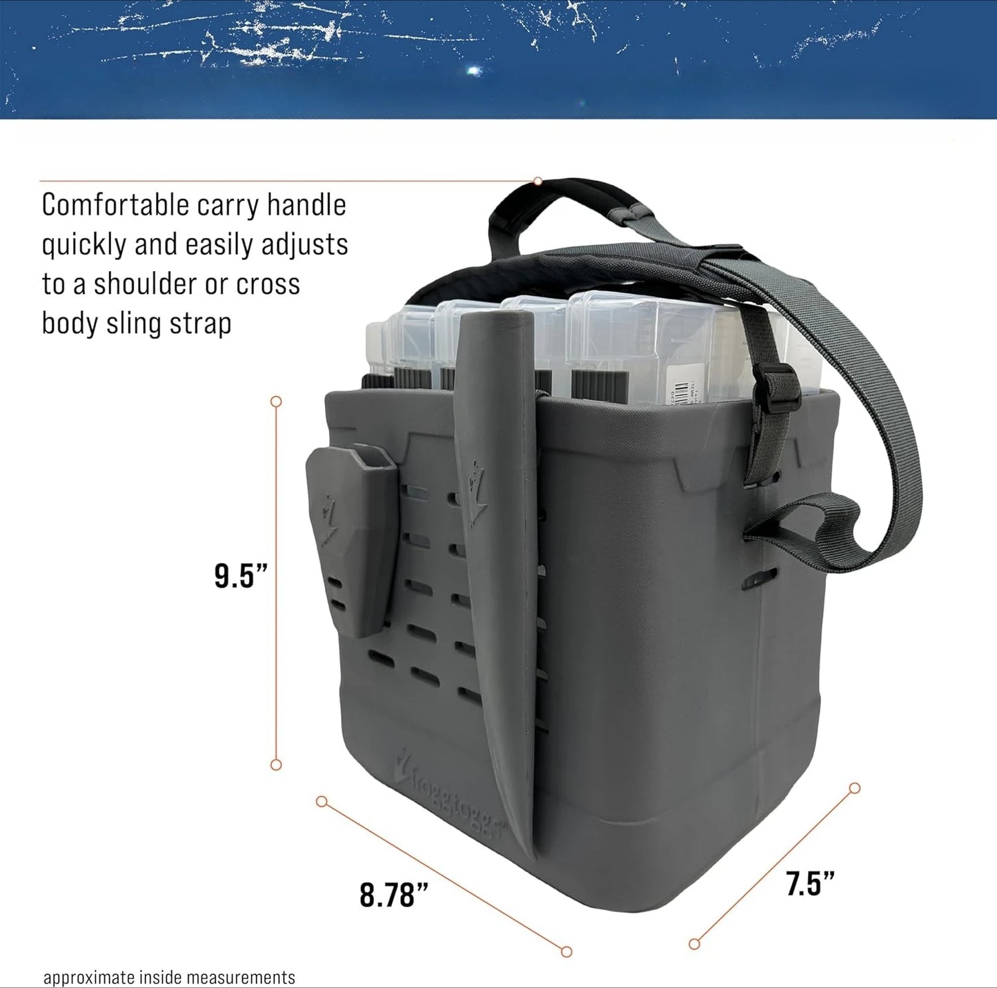 EVA Tackle Vault, Lightweight, Customizable Fishing Tackle Bag