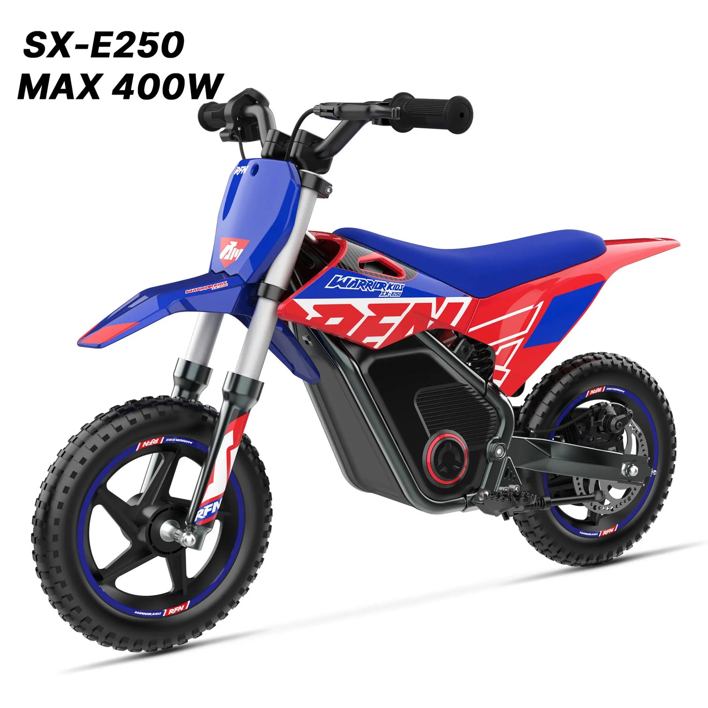 RFN Warrior Kids Electric Dirt Bike | Kids Electric Off-Road Motorcycle | Speed Ride |Multi-Speed,Outdoor Ride for Age 3-8