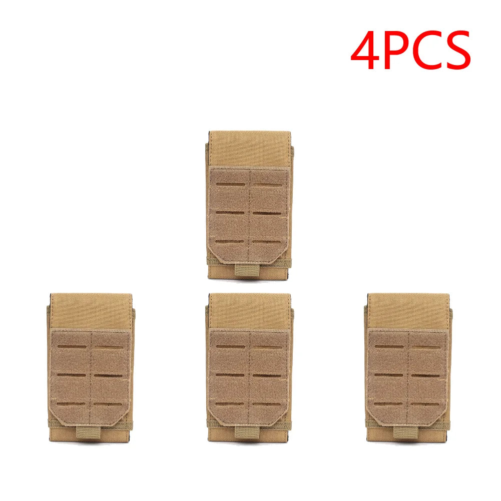 2-5PCS Multifunctional Molle Pouch Phone Holder Outdoor Cycling EDC Waist Packs Cell Phone Holder Pack for Camping Hunting