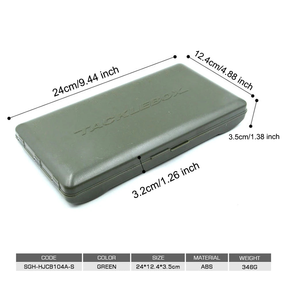 Carp Fishing Organizer Box Portable Fishing Tackle Storage Organizer Magnetic Multipurpose Compartments Fishing Gear Accessories