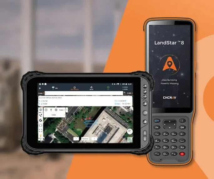 GNSS RTK Software Data Collecting APP Program Field Surveying Landstar8 Android OS Software For Land Surveying CHC Gps Rtk