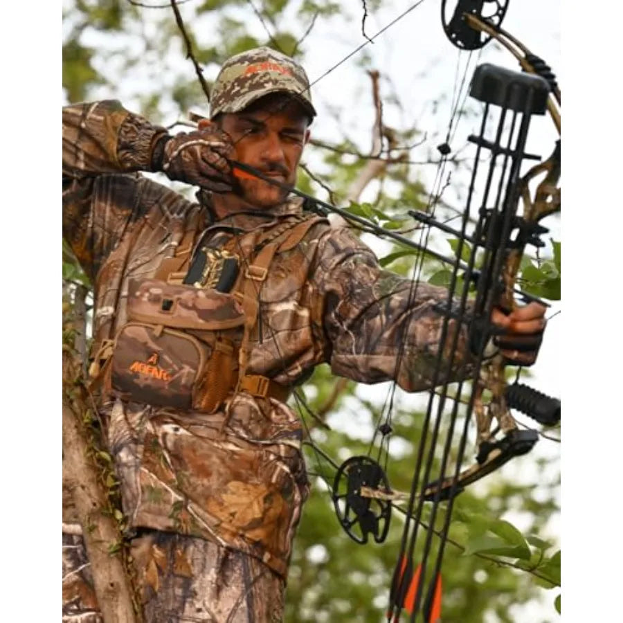 Hunting Range Finder 700 Yards Waterproof Archery Rangefinder for Bow Hunting with Range and Speed Mode Free Battery Carrying C