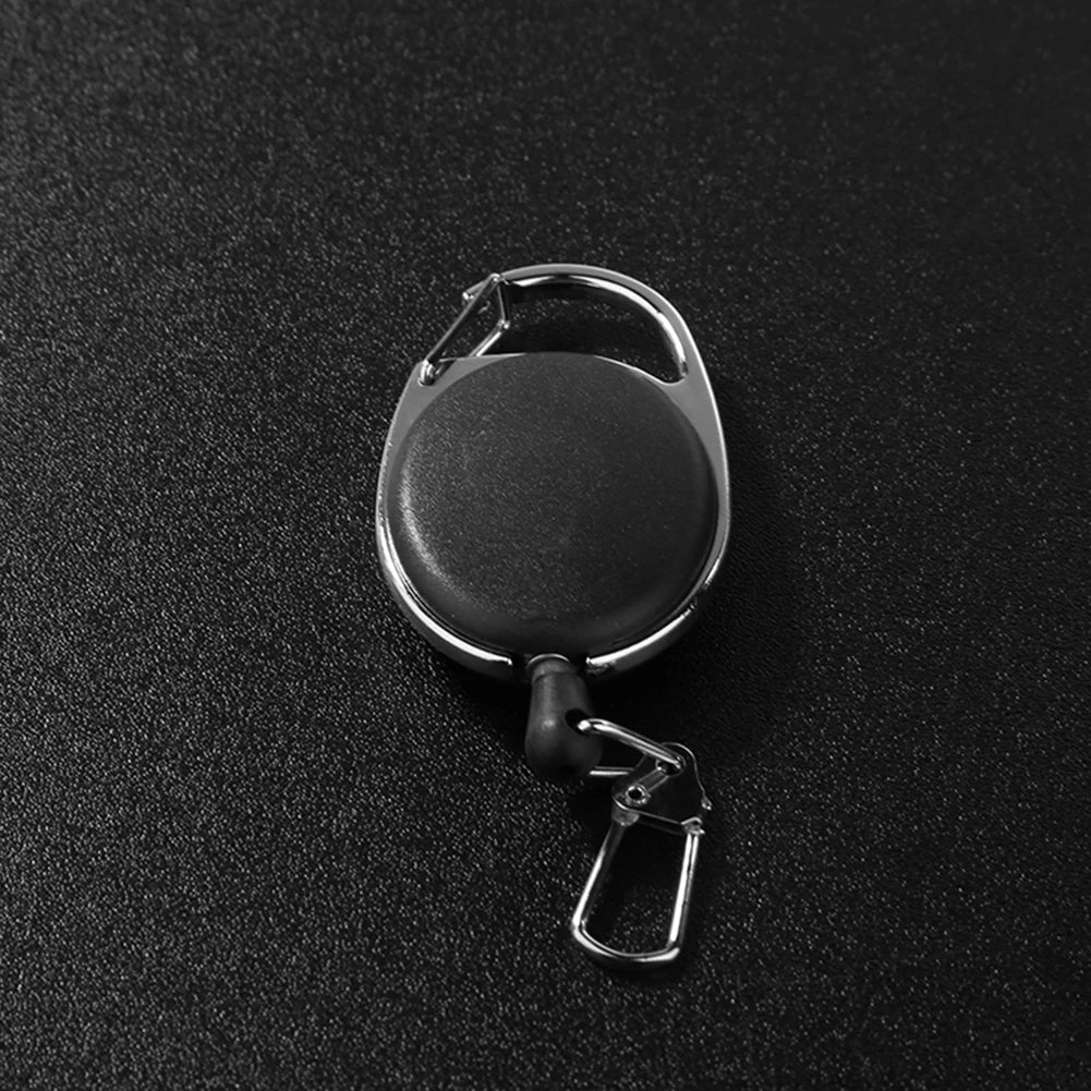 Multifunctional Fly Fishing Key Ring Retractor Extractor Retractable Key Chain Reel Badge Holder Fishing Accessories