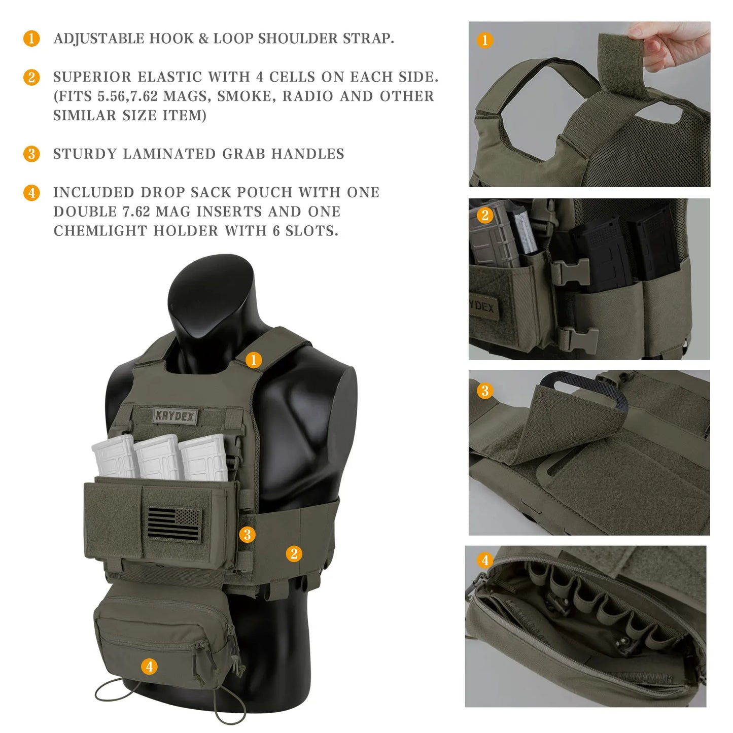 Low Vis Slick Plate Carrier Tactical Vest With Elastic Cummerbund Micro Fight MK3 Panel Chassis Drop SACK Pouch Camo Vest