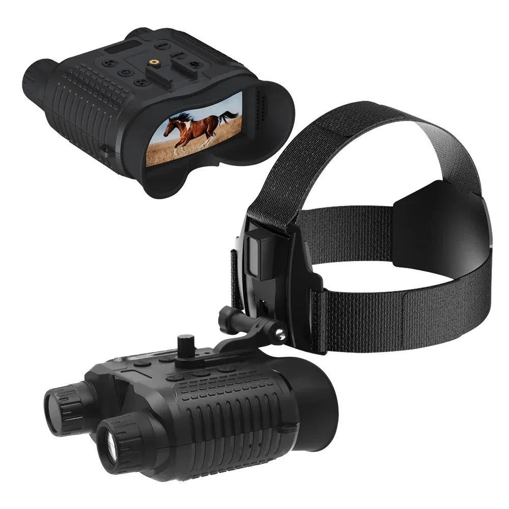 NV8160 Head Mounted Night Vision 8X Digital Zoom Hands Free Tactical Helmet Night Vision Goggles 1080P HD Infrared Binoculars