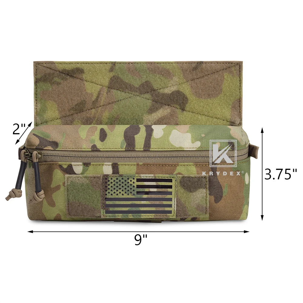 Tactical Vest Chest Mini Dangler Drop Pouch For JPC CPC LBT D3CR MK3 MK4 Plate Carrier Storage Mini Abdominal Fanny Pack