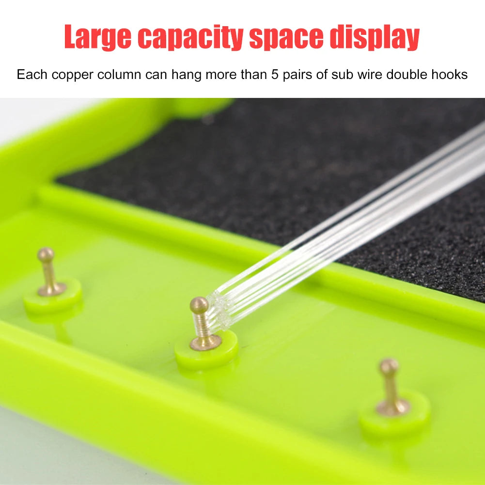 32/45cm Fishing Rig Hook Tackle Box Dropproof Fishing Gear Tool Line Hook Storage Box Case for Outdoor Fishing Storage Accessory