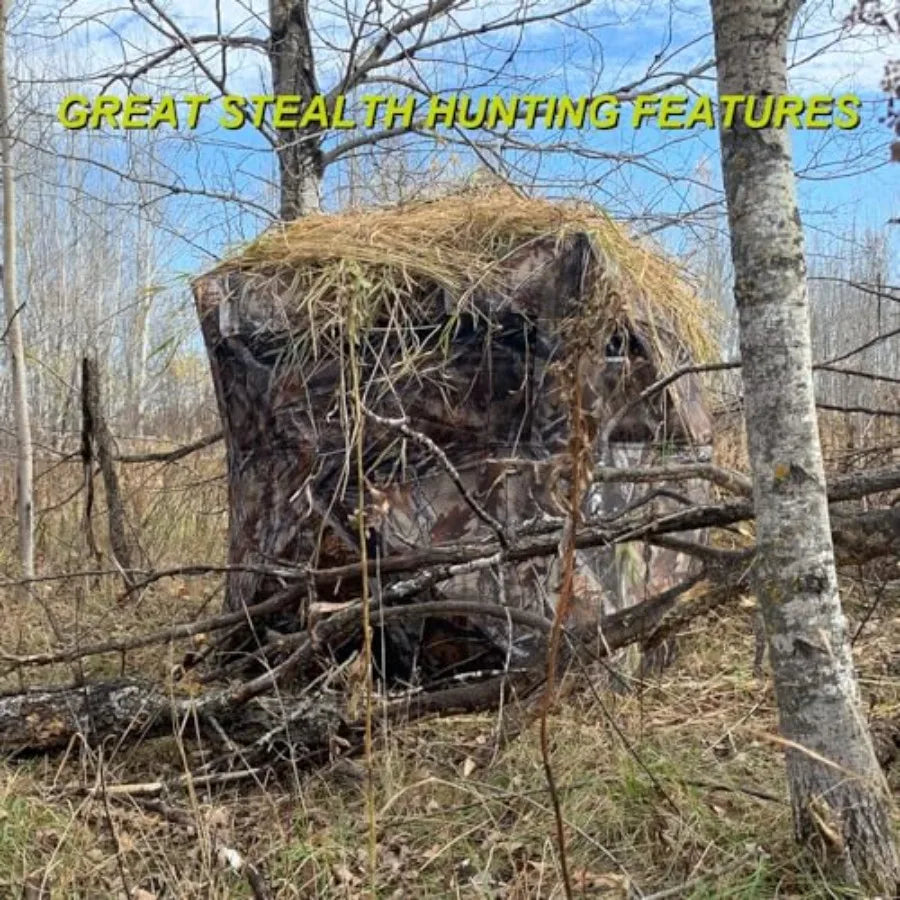 SPUR Collector Hunting Blind, Portable Ground Blind with Silent Windows, Portable Durable Hunting Tent for Deer and Turkey Hunt