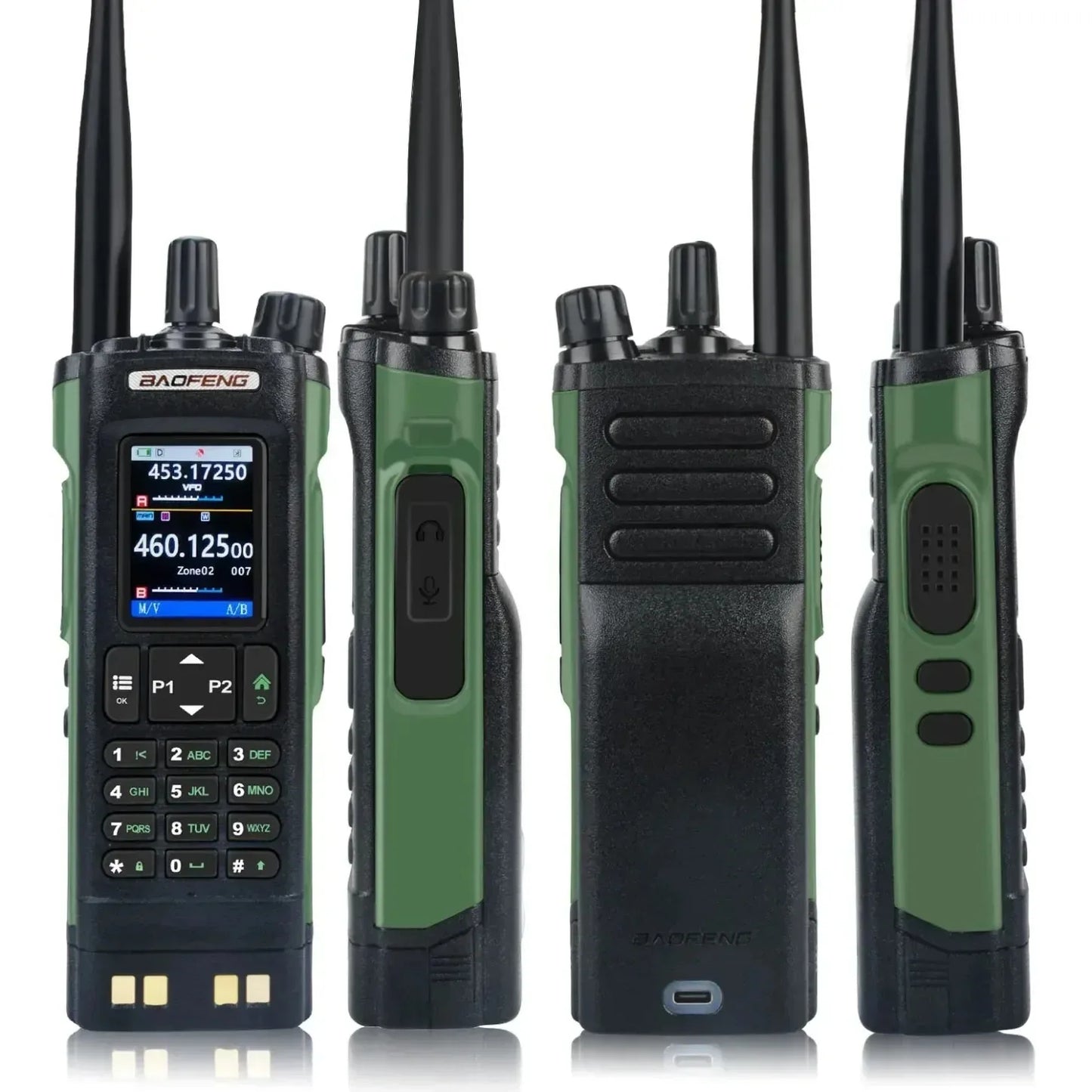 BAOFENG UV-32 GPS Walkies Talkie AM FM Long Range Bluetooth Programming 10W Wireless Copy Frequency 1000CH Two Way Radio