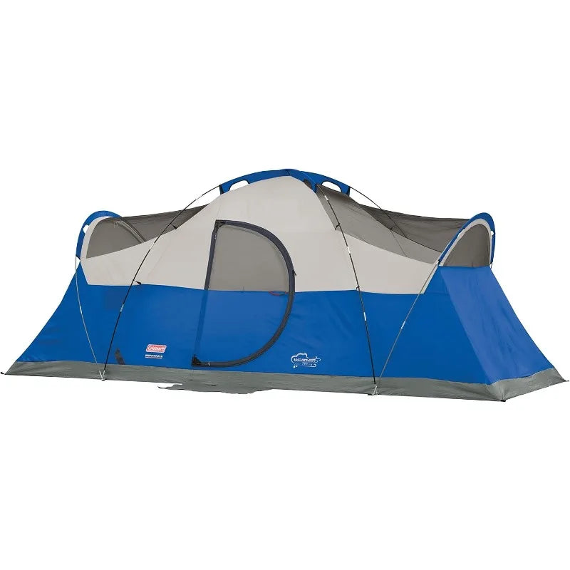 Montana Camping Tent, 8 Person Family Tent with Included Rainfly,Carry Bag,Spacious Interior,Fits Multiple Queen Airbeds
