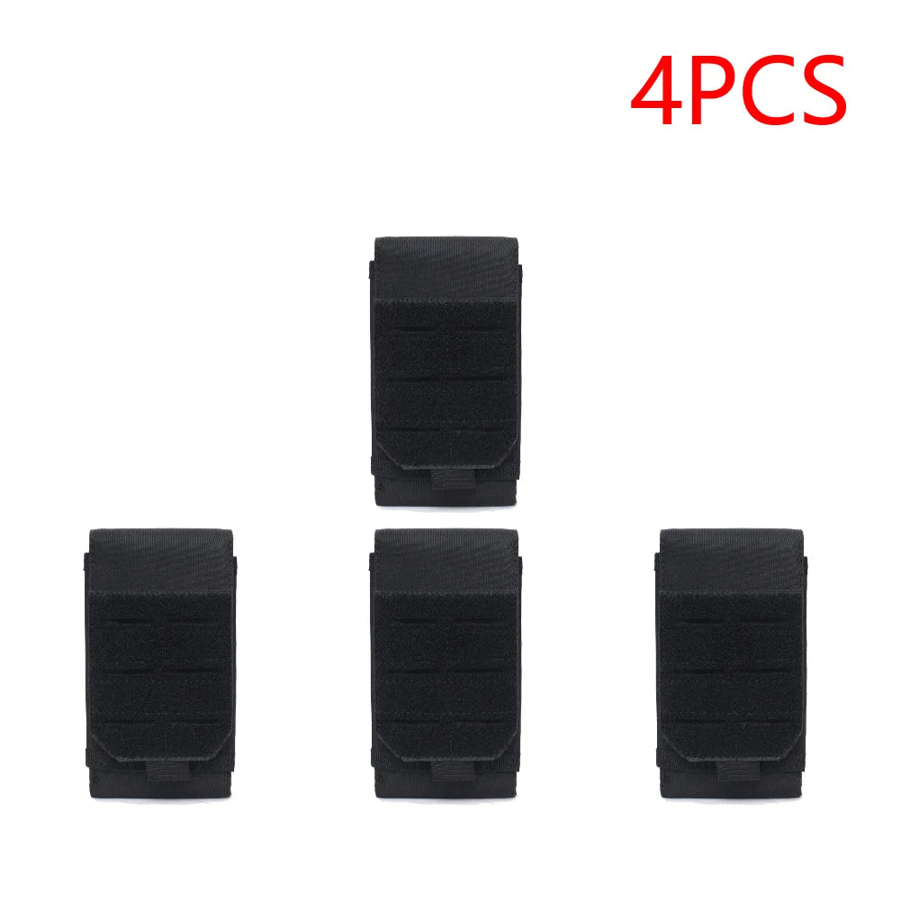 2-5PCS Multifunctional Molle Pouch Phone Holder Outdoor Cycling EDC Waist Packs Cell Phone Holder Pack for Camping Hunting