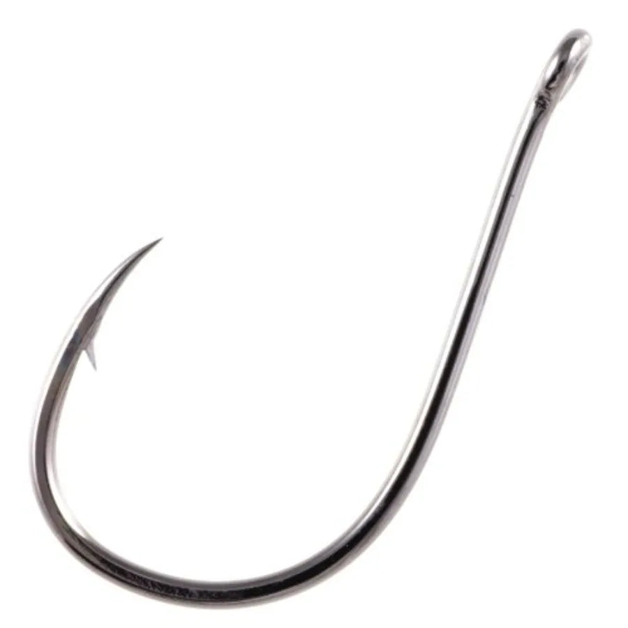 Mosquito Fishing Hook for freshwater fishing, black chrome steel, sleek black finish, ultra-sharp point and corrosion-resistant