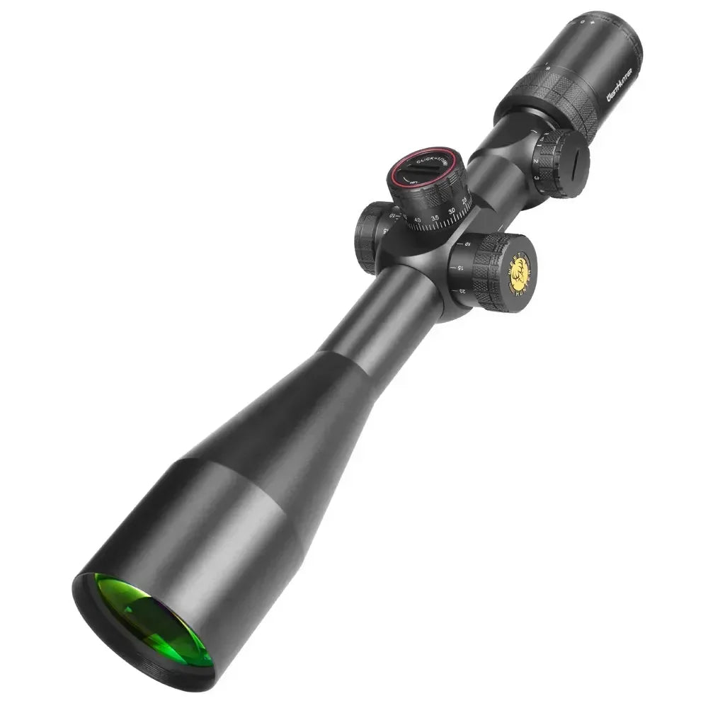WestHunter WHI 6-24X50 SFIR FFP Scope First Focal Plane Riflescope Big Parallax Wheel R&G Illuminated Lock Reset Sights