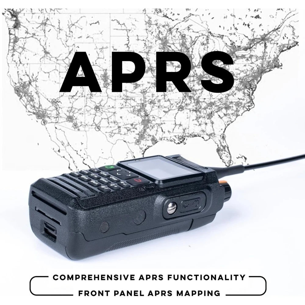 New upgrade UV-PRO IP67 Dual Band VHF/UHF Two-Way Radio - APRS, Bluetooth, GPS, Aviation Band Scanner, NOAA Weather Alerts
