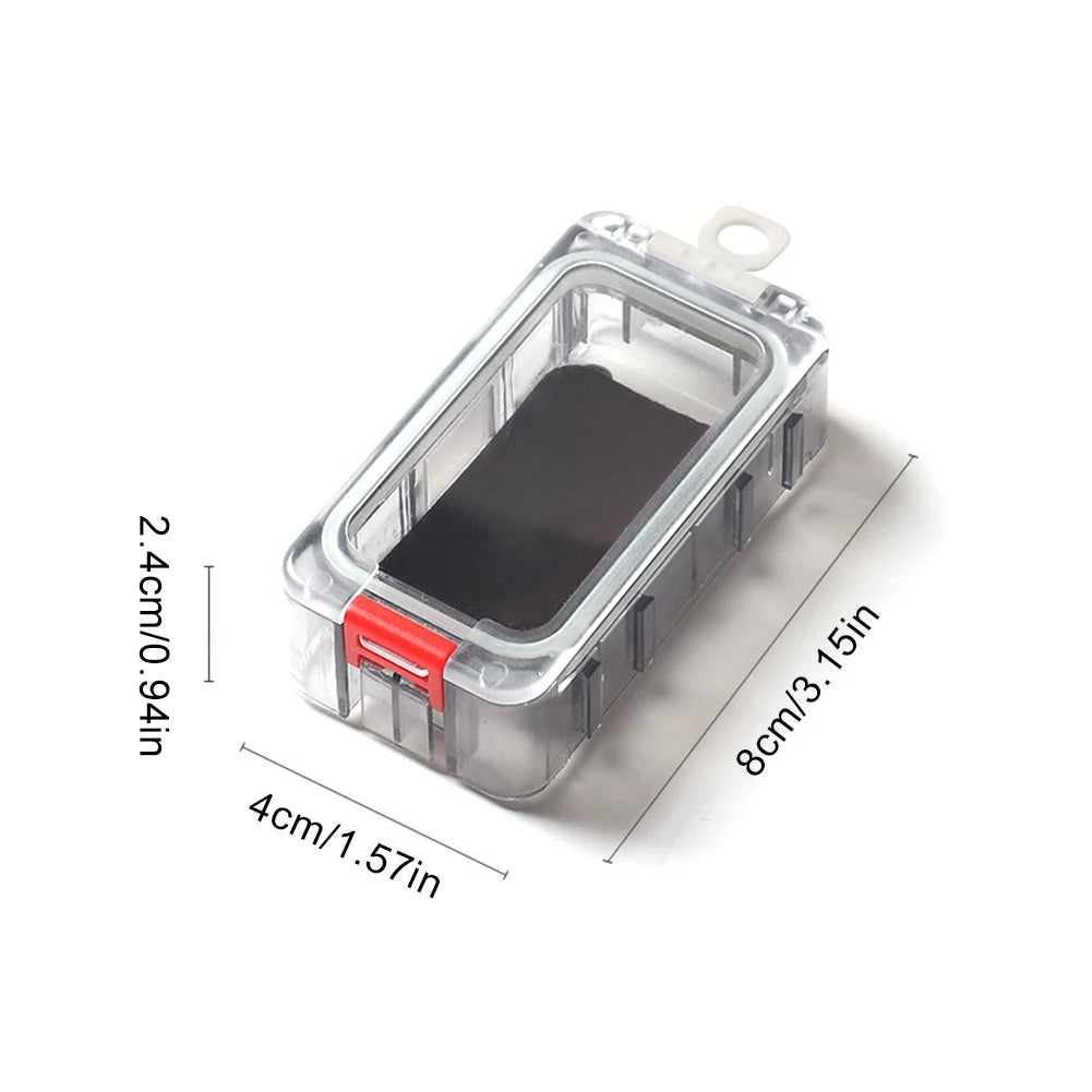 1-4Pcs Expandable Fishing Tackle Box Fishing Tool Box with Magnetic Function Fishing Hardware Toolbox Luminous Fishing Accessory