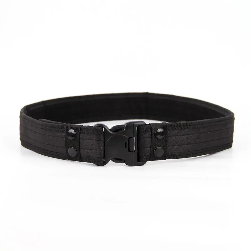 Men's Quick Release Canvas Tactical Belt – Outdoor Camouflage Waist Strap for Hunting, Hiking, and Everyday Use