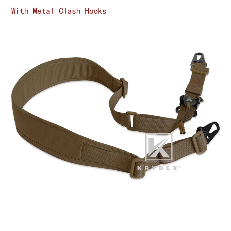 Tactical Sling Modular Gun Strap Slingster Removable 2 Point / 1 Point 2.25" Padded Sling Shooting Hunting Accessories